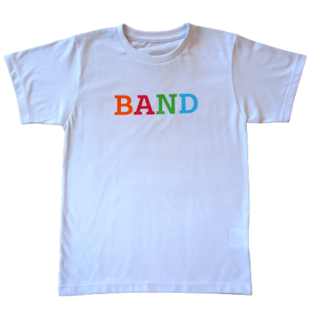 Band Fund 1 até 5º ano Camiseta Manga Curta 