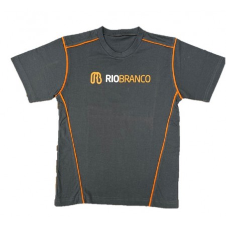 Camiseta M Curta Regular Cinza Rio Branco