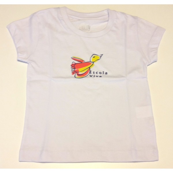 Camiseta Baby Look Malha Escola Viva - Fundamental 1 e 2  ( Venda sob encomenda )