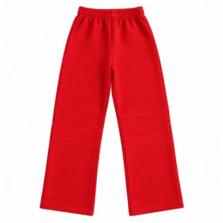 Calça de Moletom Felpado Escola Viva Infantil Vermelho (VENDA SOB ENCOMENDA ATÉ 30 DIAS ÚTEIS PARA ENTREGA)