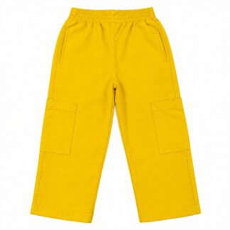 Calça Tactel com Forro Escola Viva Infantil Amarelo (VENDA SOB ENCOMENDA ATÉ 30 DIAS ÚTEIS PARA ENTREGA)
