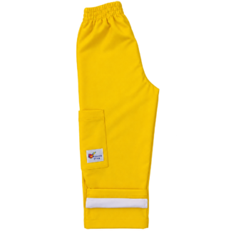 Calça Tactel com Forro Escola Viva Infantil Amarelo (VENDA SOB ENCOMENDA ATÉ 30 DIAS ÚTEIS PARA ENTREGA)