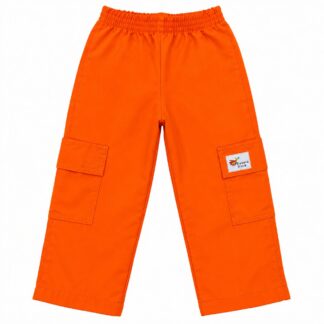 Calça Tactel com Forro Escola Viva Infantil Laranja (VENDA SOB ENCOMENDA ATÉ 30 DIAS ÚTEIS PARA ENTREGA)