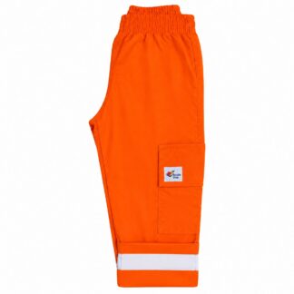 Calça Tactel com Forro Escola Viva Infantil Laranja (VENDA SOB ENCOMENDA ATÉ 30 DIAS ÚTEIS PARA ENTREGA)