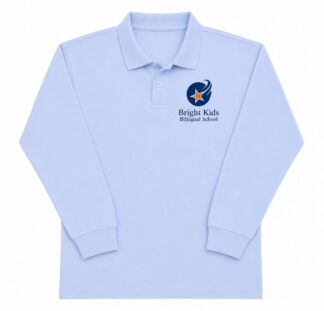 Camiseta Polo Manga Longa Bright Kids Fundamental