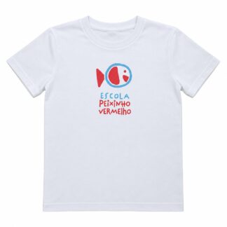 Camiseta Manga Curta Escola Peixinho Vermelho
