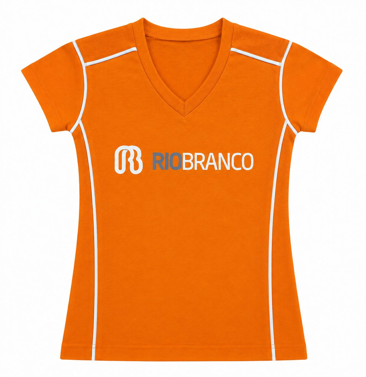Camiseta M Curta Slim Laranja