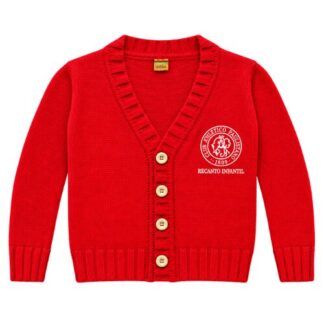 Cardigan de Linha com Botão Recanto Infantil