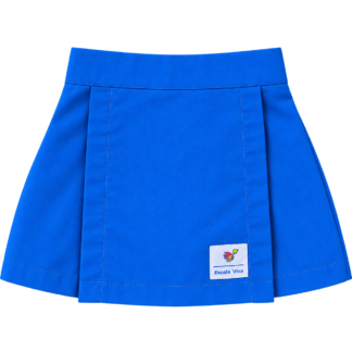 Short Saia de Tactel Viva Infantil Azul (Venda sob encomenda)