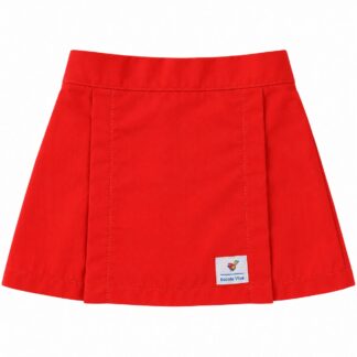 Short Saia de Tactel Viva Infantil Vermelho (Venda sob encomenda)
