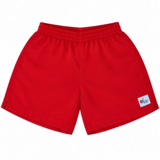 Bermuda Tactel Escola Viva Infantil Vermelho (VENDA SOB ENCOMENDA ATÉ 30 DIAS ÚTEIS PARA ENTREGA)