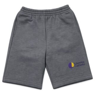 Bermuda de Moletom sem Felpa Lourenço Castanho