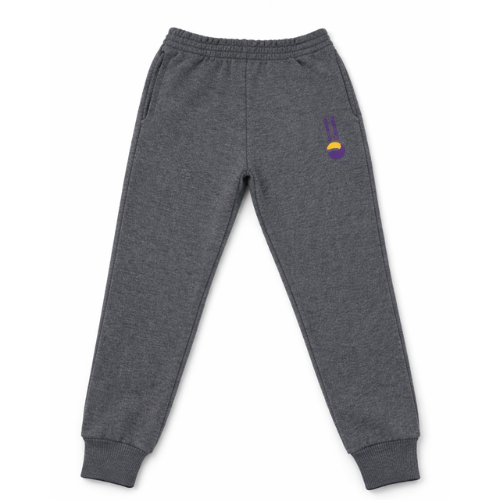Calça de Moleton sem Felpa com Punho Lourenço Castanho