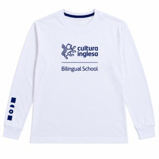 Camiseta Manga Longa Escola Cultura (SOB ENCOMENDA - ENTREGA A PARTIR DE DEZEMBRO)